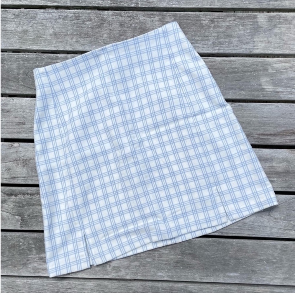 Brandy Melville Plaid Miniskirt